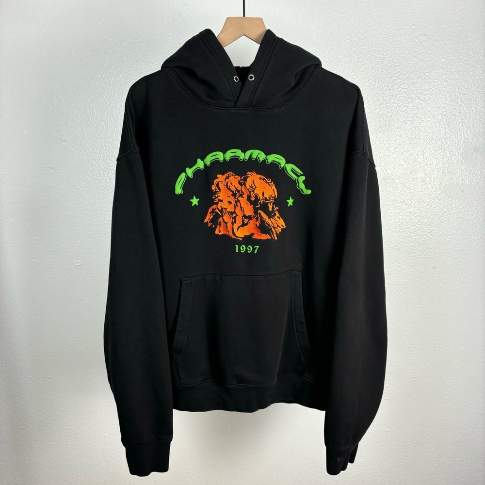 Pharmacy Boardshop Skate Hoodie Black Punk Grunge Billabong Flip Stussy Size XL